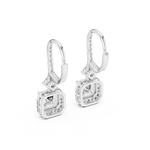 Gold Earrings 9-10001E_23, White Gold, view 3