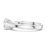 Gold Ring DDLR-815, White Gold, view 3