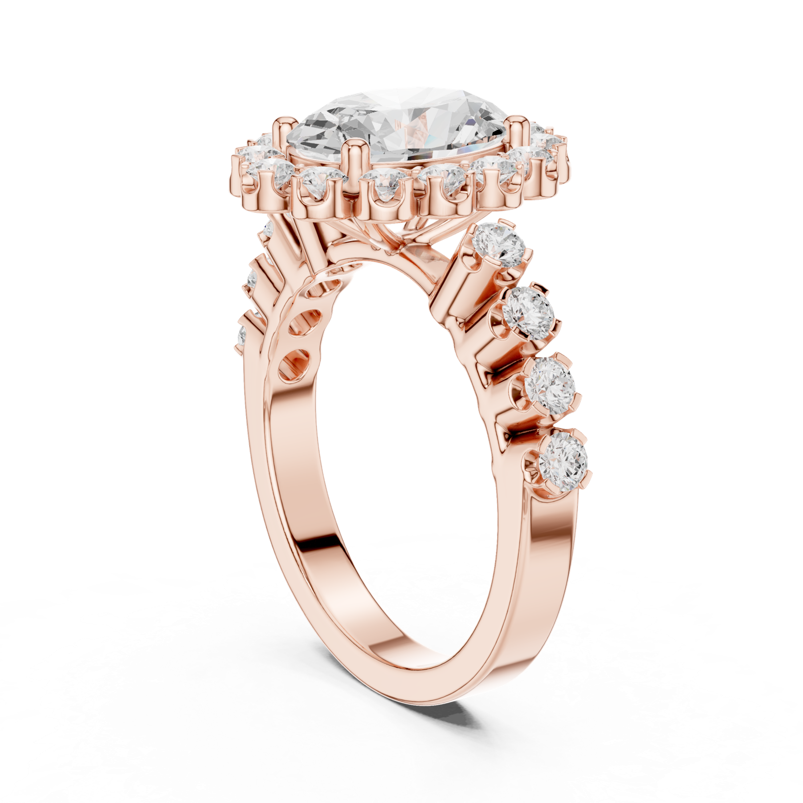 Gold Ring DDLR-365, Rose Gold