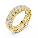 Gold Ring DDLR-367, Yellow Gold, view 2