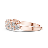 Gold Ring L03-1200, Rose Gold, view 3