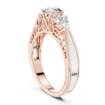 Gold Ring LR-0029, Rose Gold, view 1