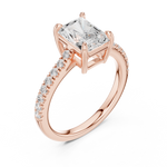Gold Ring DDLR-881, Rose Gold, view 2