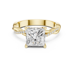 Gold Ring DDLR-883, Yellow Gold, view 4