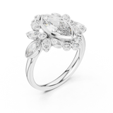 Gold Pendant 9-10019L_33, White Gold, view 2