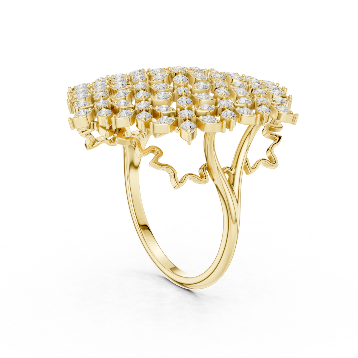 Gold Ring SBWR(47), Yellow Gold, view 1