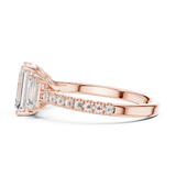 Gold Ring DDLR-790, Rose Gold, view 3