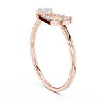 Gold Ring HLR-195, Rose Gold