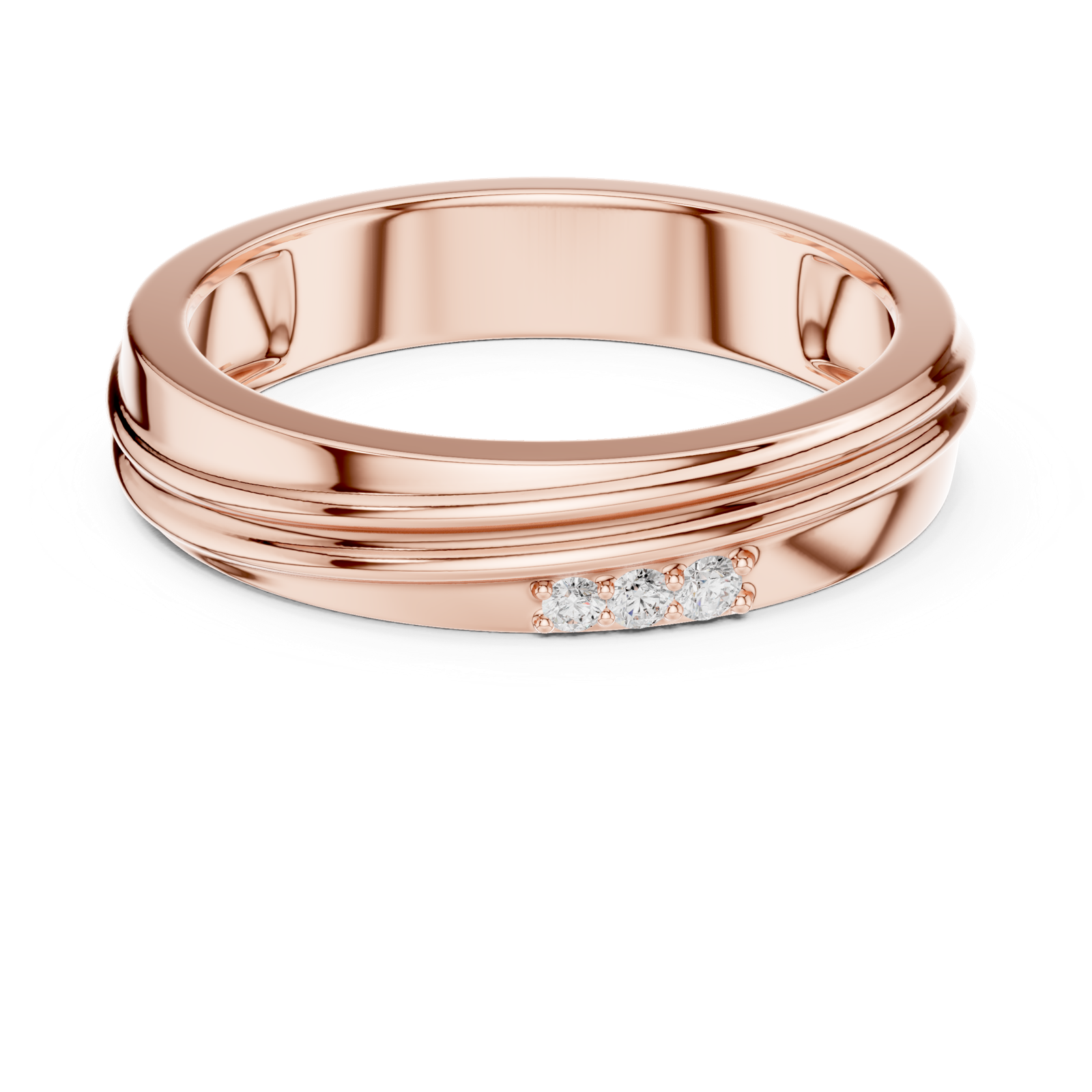Gold Ring SBMR(31), Rose Gold, view 4