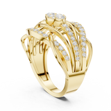 Gold Ring DDLR-769, Yellow Gold, view 1