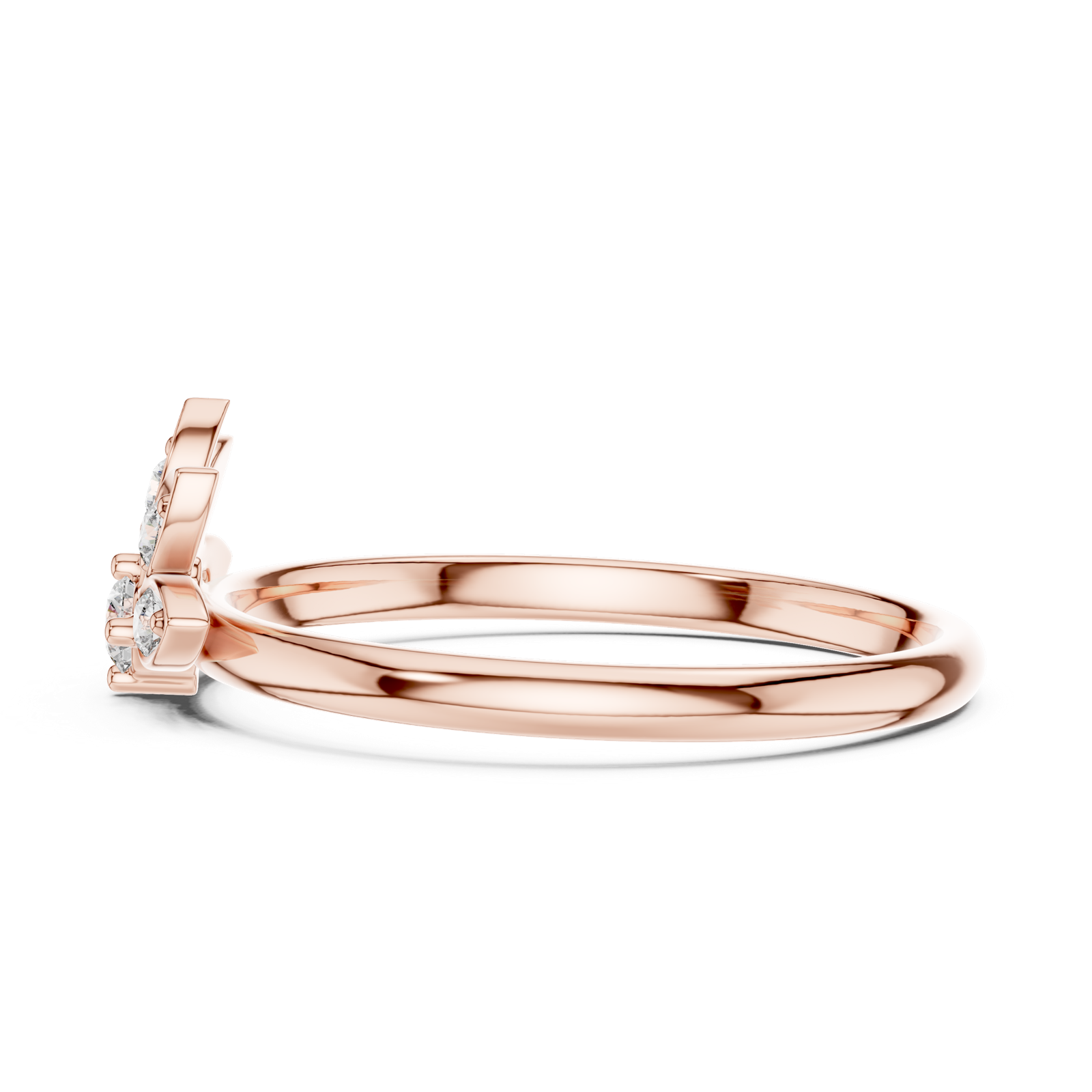 Gold Ring 1 (348), Rose Gold, view 3