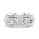 Gold Ring DDLR-308, White Gold, view 3