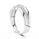 Gold Ring LR-01 (41), White Gold