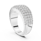 Gold Ring L03-02, White Gold