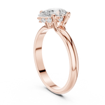 Gold Ring DDLR-1059, Rose Gold, view 1