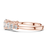 Gold Ring DDLR-681, Rose Gold, view 3