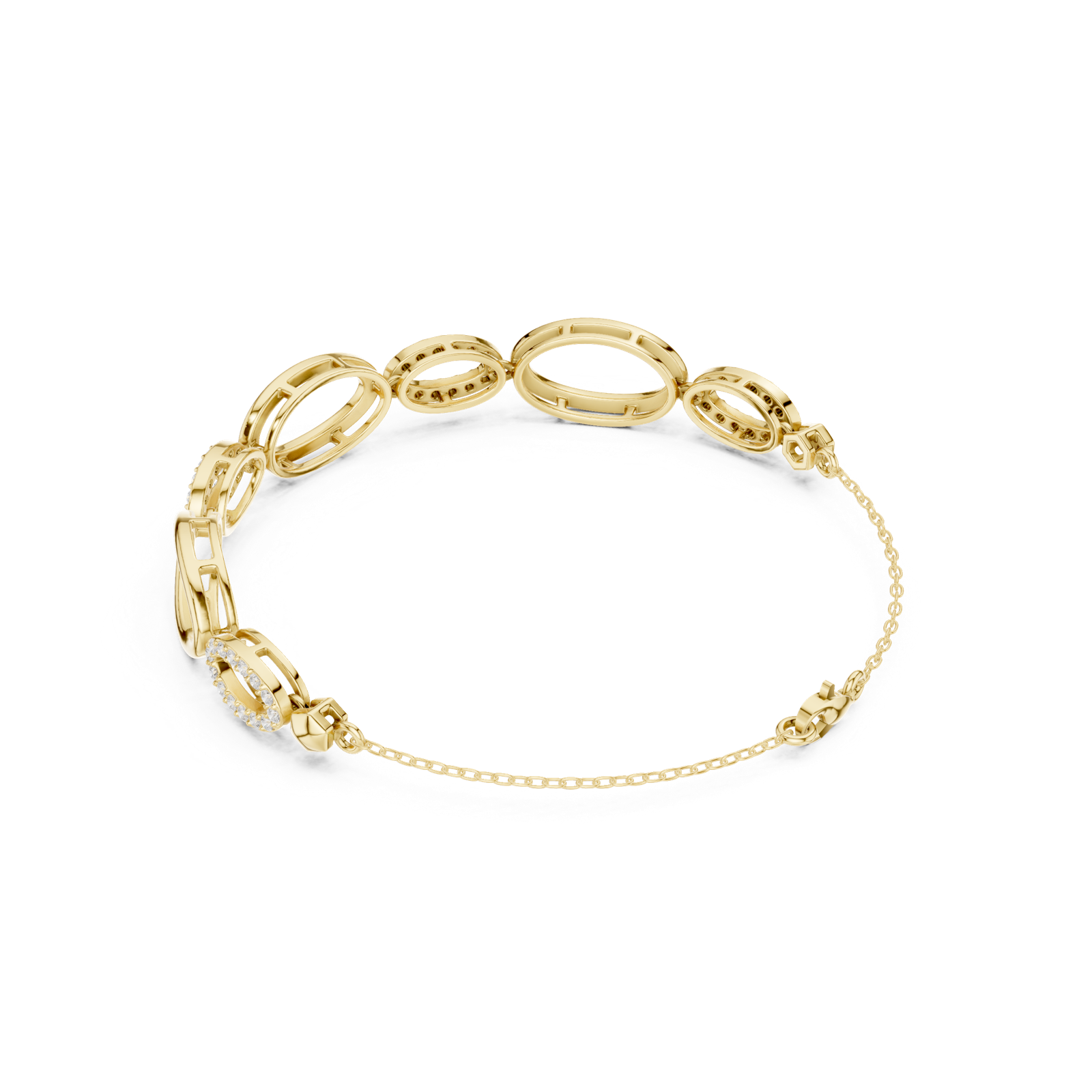 Gold Bracelet SBWB (31), Yellow Gold, view 2