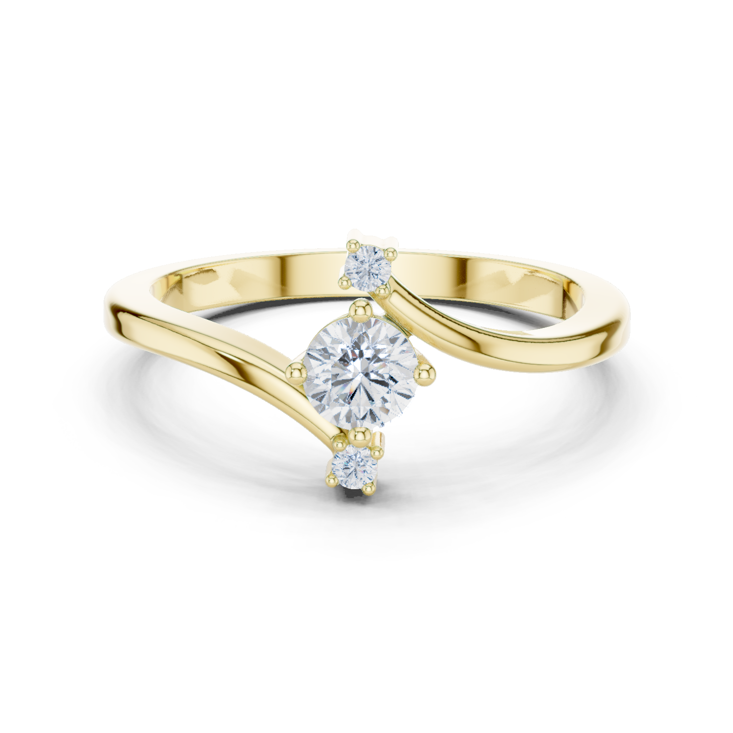 Gold Ring DDLR-831, Yellow Gold
