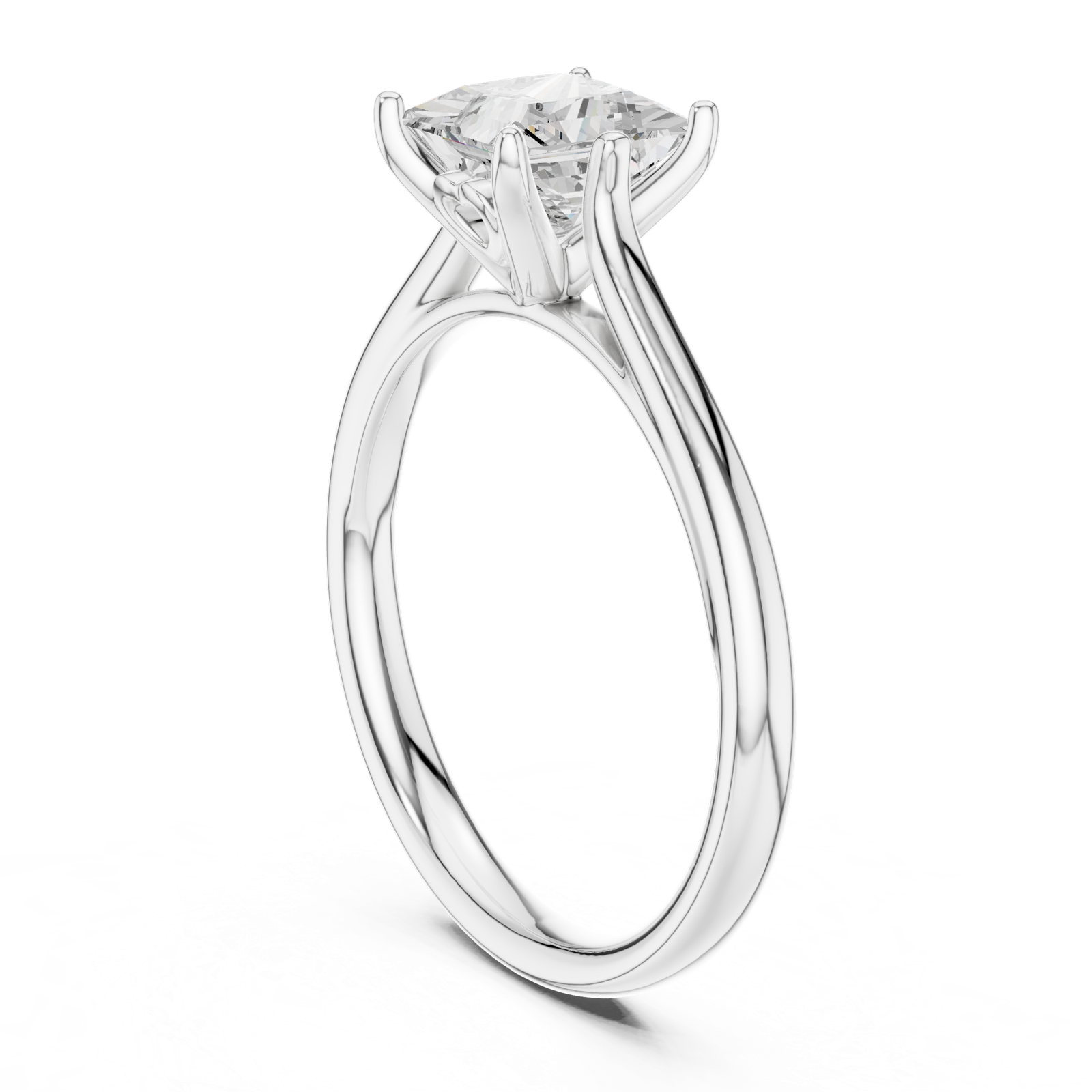 Gold Ring DDLR-798, White Gold, view 1