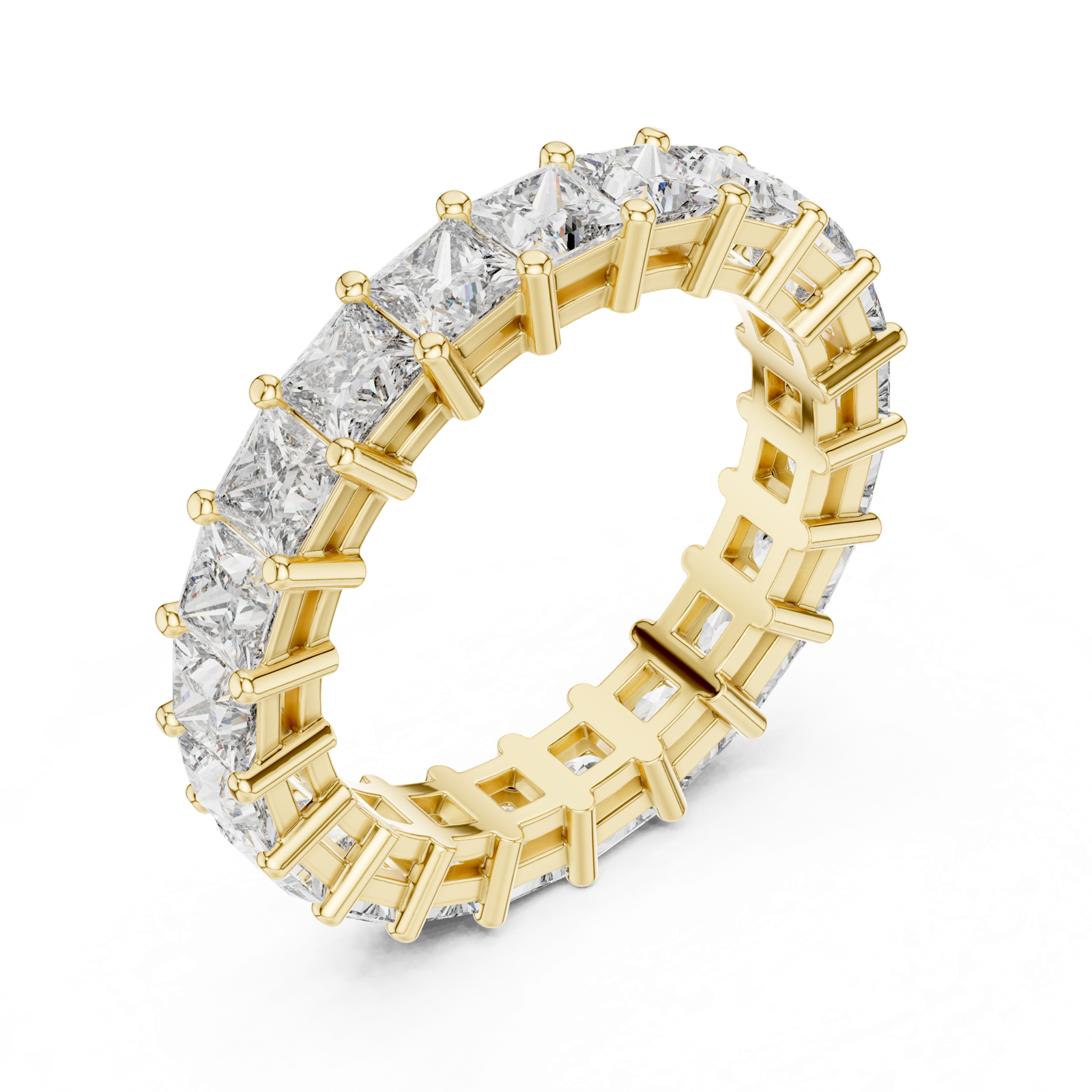 Gold Ring DDLR-204, Yellow Gold, view 2