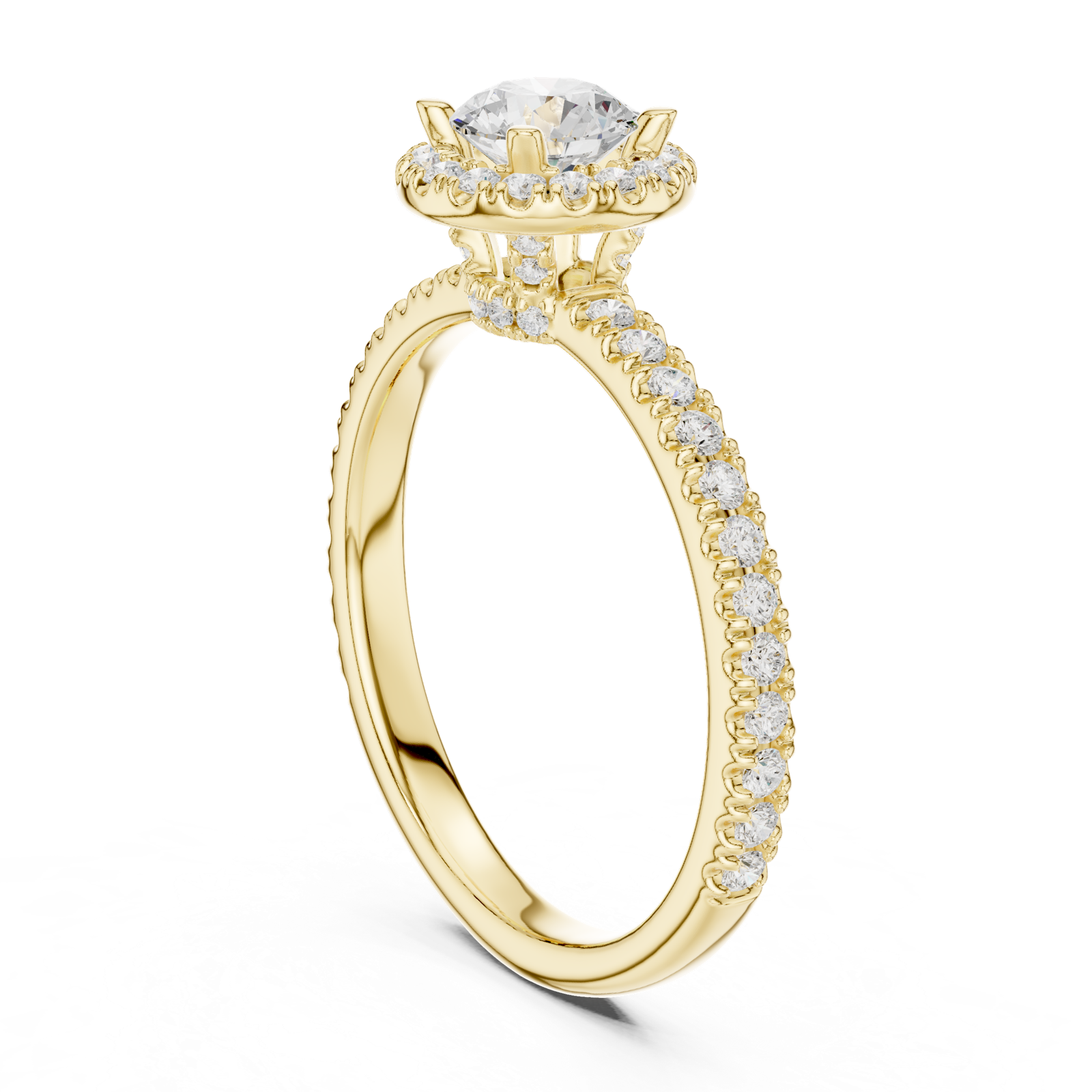 Gold Ring LR-0241, Yellow Gold, view 1