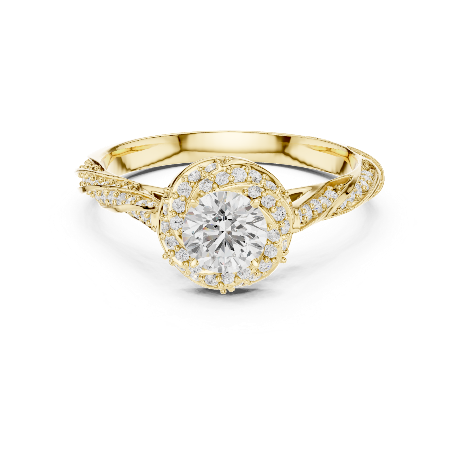 Gold Ring LR-0260, Yellow Gold, view 4