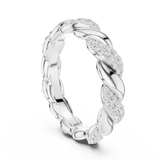 Gold Ring DDLR-419, White Gold, view 1