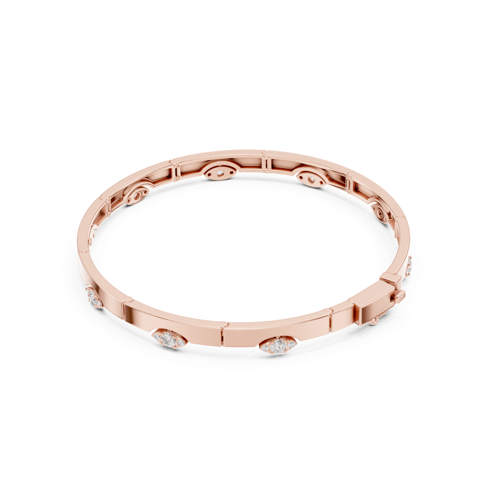 Gold Bracelet SBWB (20), Rose Gold, view 2