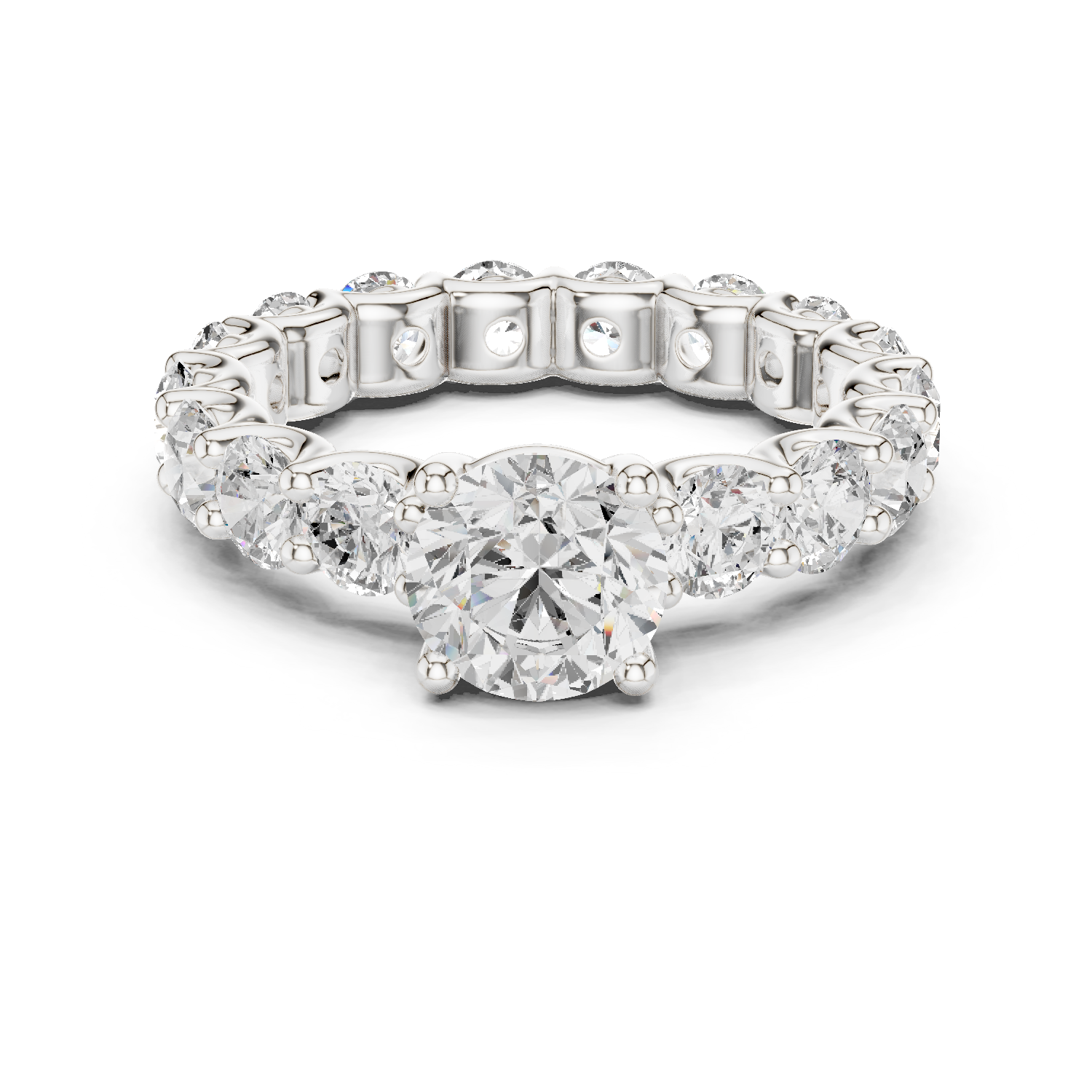 Gold Ring DDLR-656, White Gold
