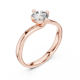 Gold Ring L03-1211, Rose Gold, view 2