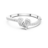 Gold Ring HLR-221, White Gold, view 4