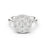 Gold Ring DDLR-781, White Gold