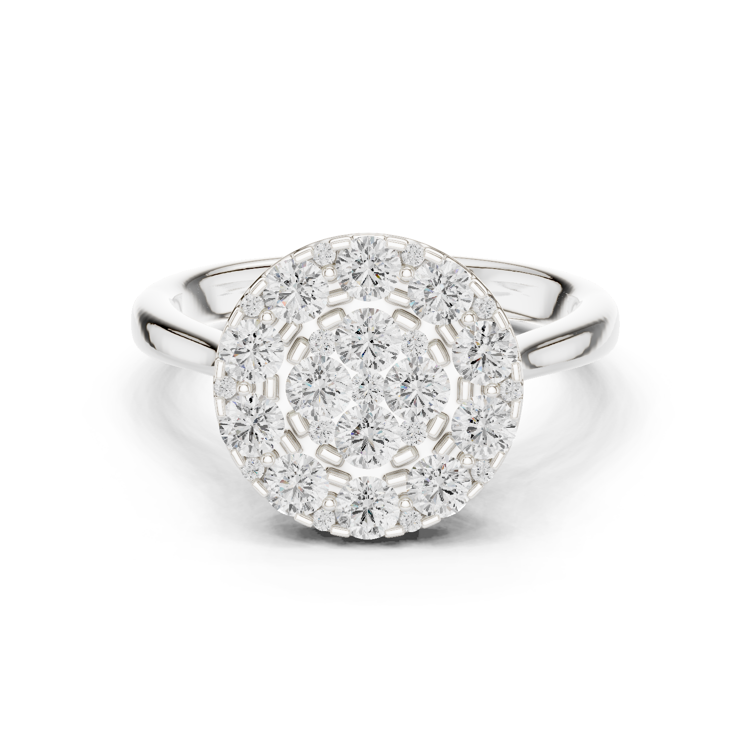 Gold Ring DDLR-781, White Gold