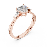 Gold Ring 00001L (34), Rose Gold, view 2