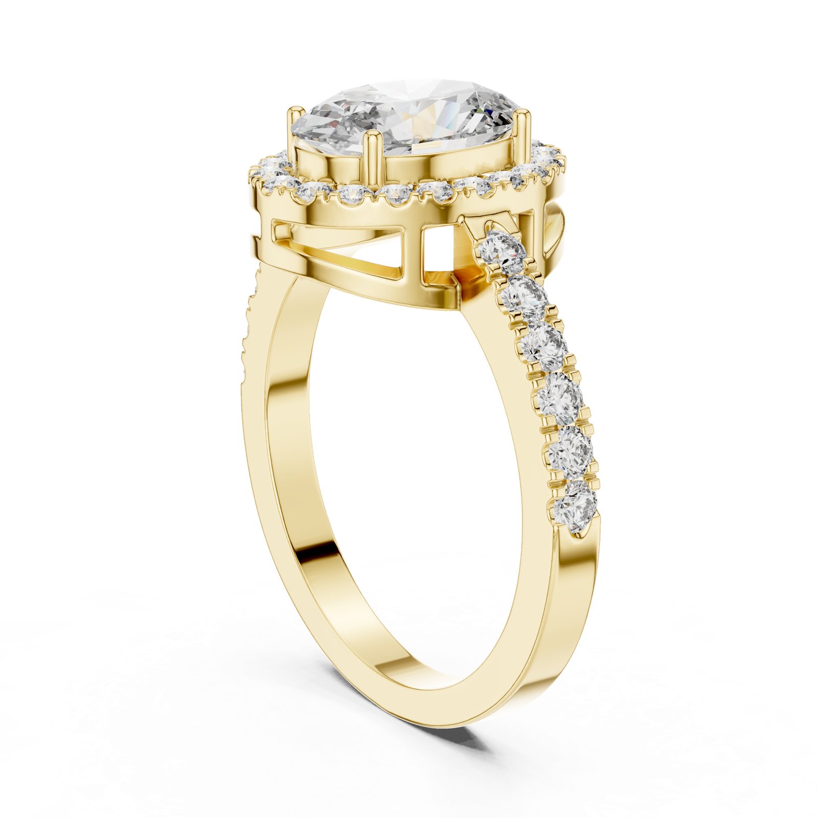 Gold Ring LR-0050, Yellow Gold, view 1