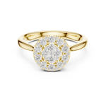 Gold Ring DDLR-780, Yellow Gold, view 4