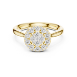 Gold Ring DDLR-780, Yellow Gold, view 4