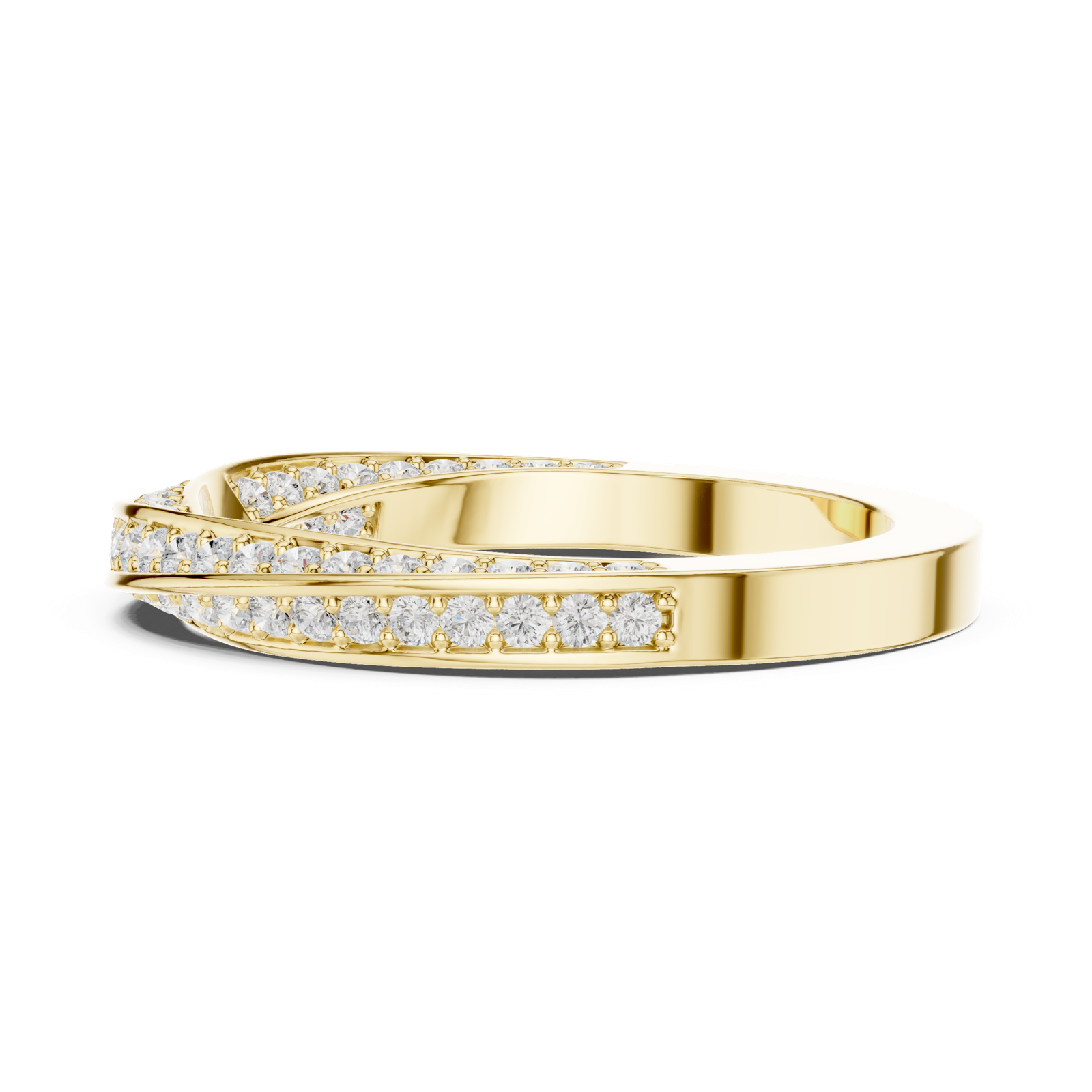 Gold Ring DDLR-377, Yellow Gold, view 3