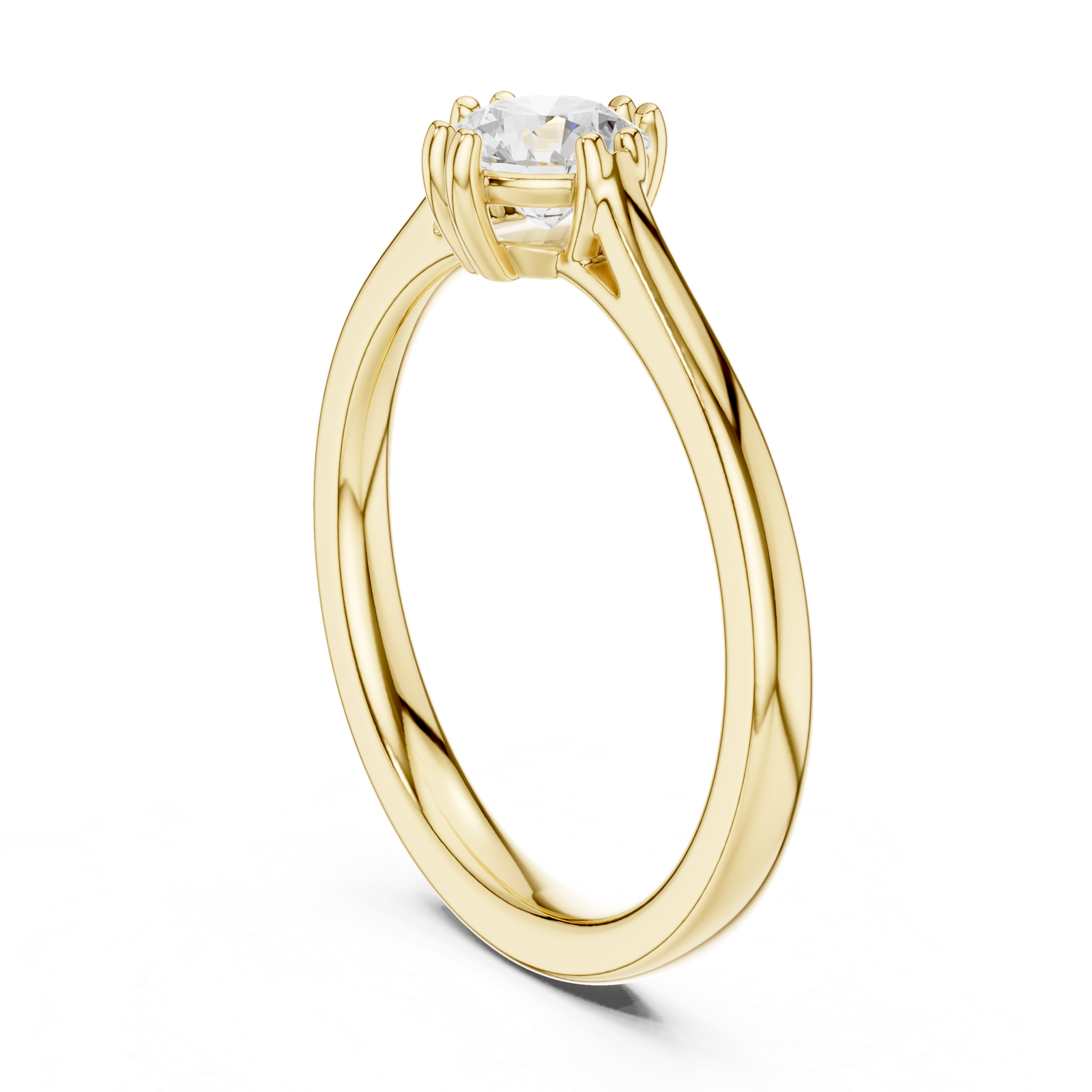 Gold Ring DDLR-542, Yellow Gold, view 1