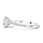 Gold Ring DDLR-1003, White Gold, view 3