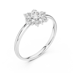 Gold Ring 1 (341), White Gold, view 2