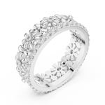 Gold Ring R42, White Gold, view 2