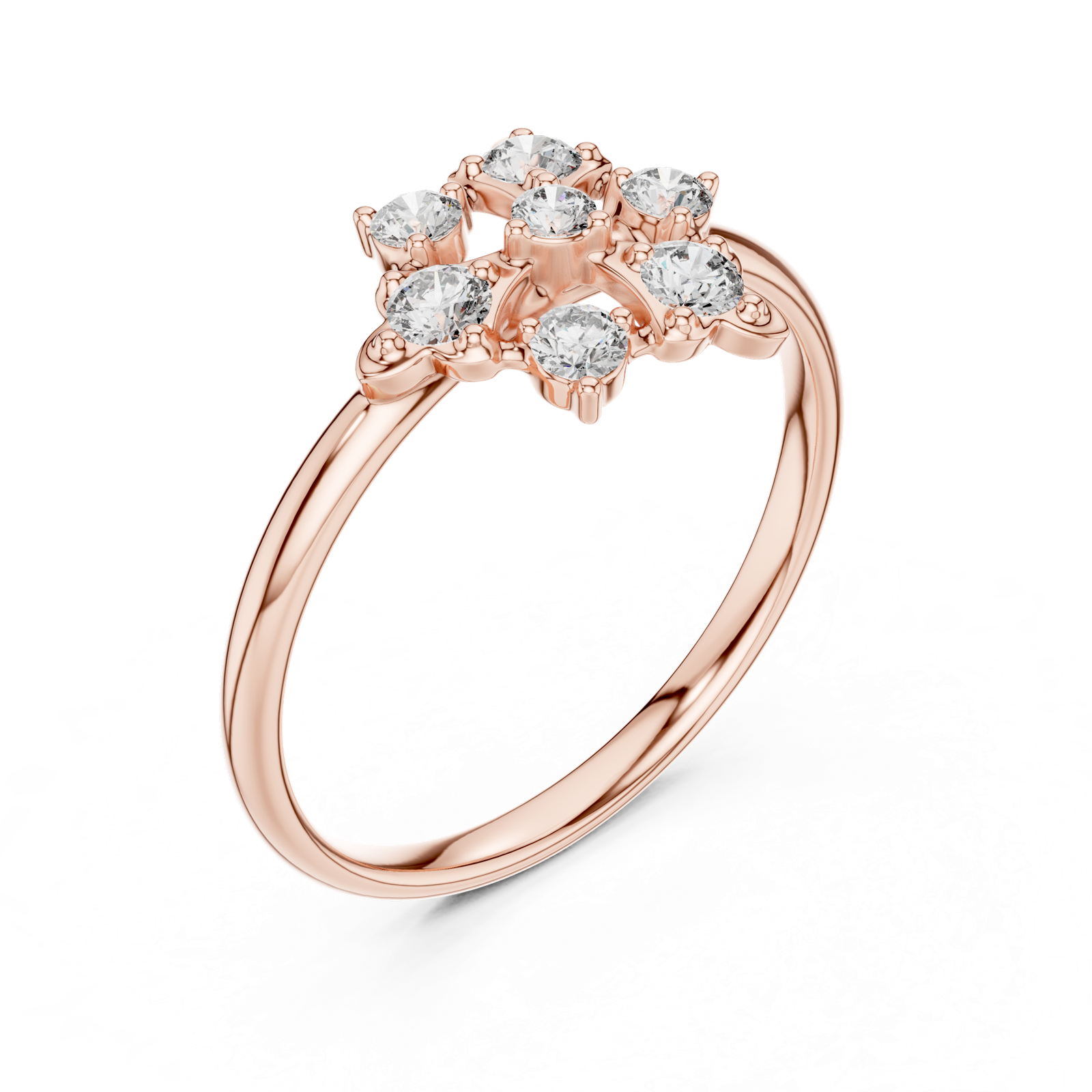 Gold Ring 1 (349), Rose Gold, view 2