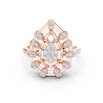 Gold Ring DDLR-822, Rose Gold