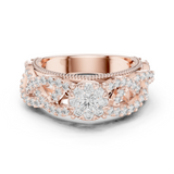 Gold Ring 19-120009L, Rose Gold