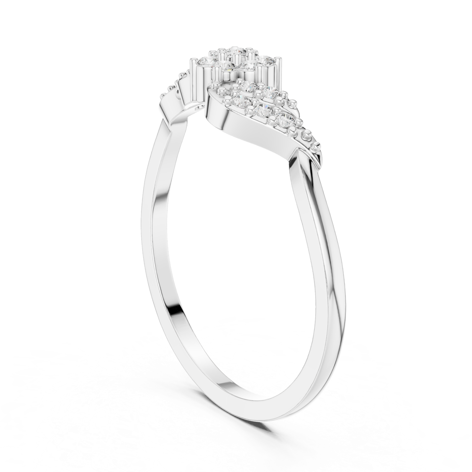 Gold Ring DR-6275, White Gold
