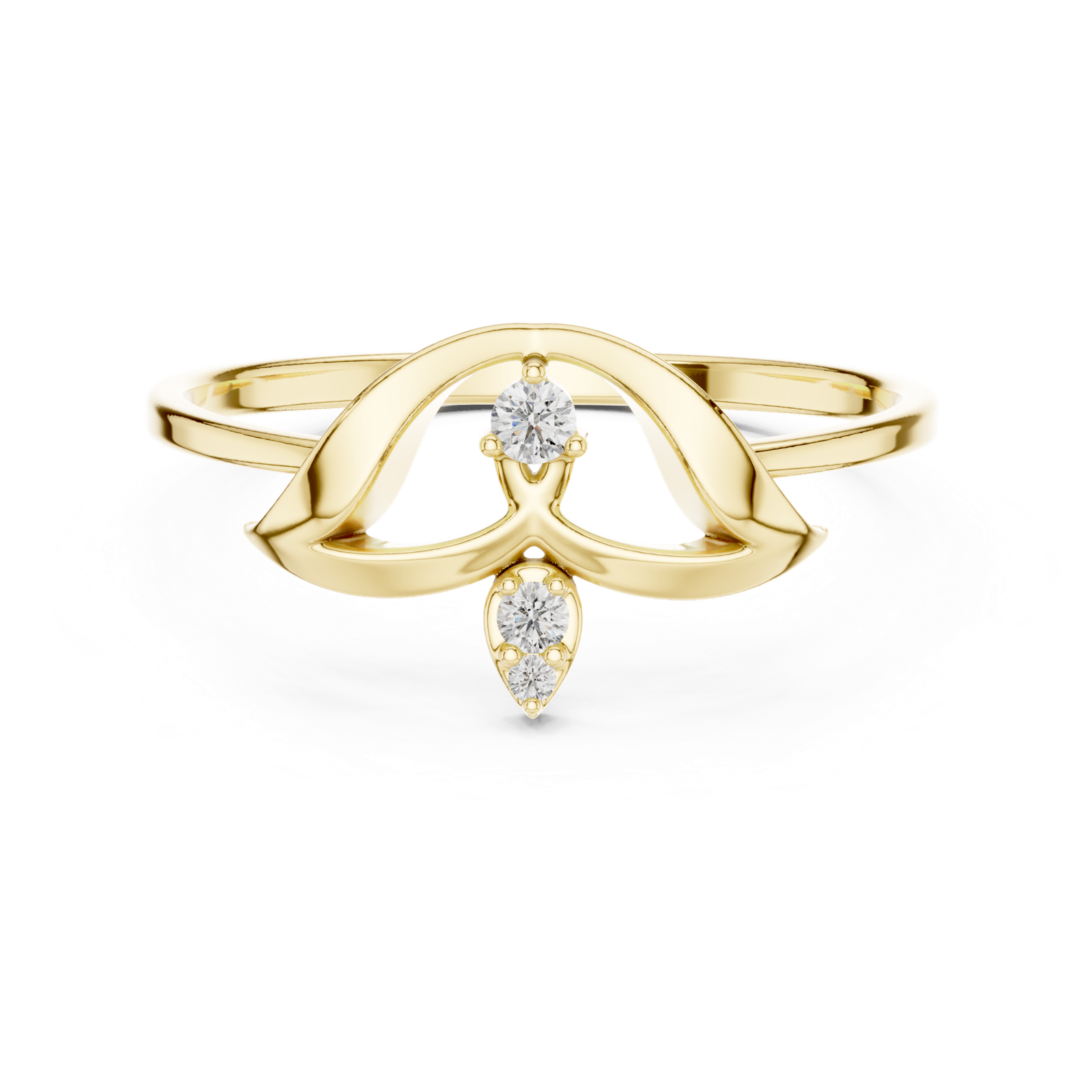 Gold Ring 1 (151), Yellow Gold, view 4