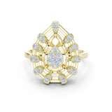 Gold Ring DDLR-822, Yellow Gold
