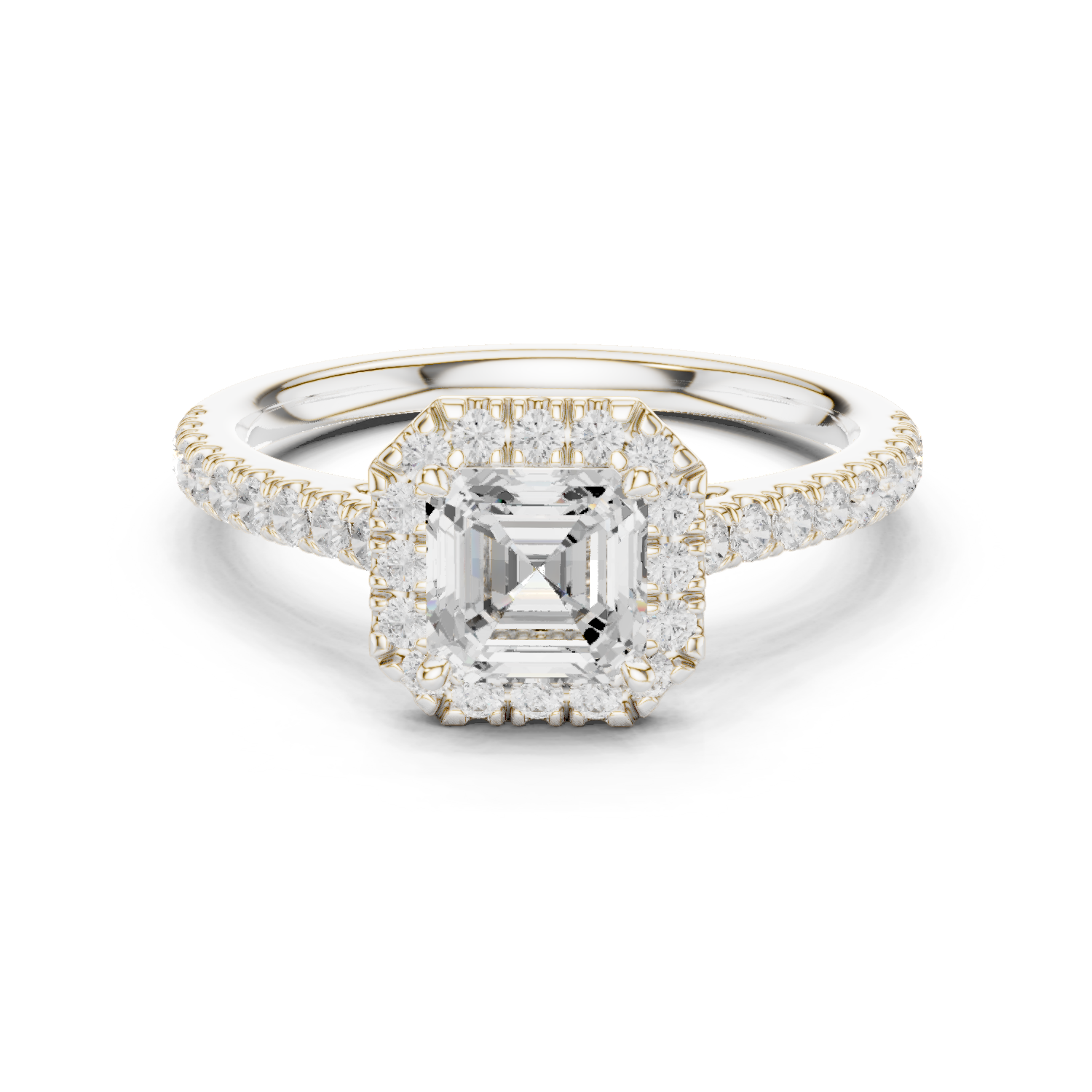 Gold Ring DDLR-916, White Gold