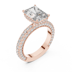 Gold Pendant 9-10036L_SS4, Rose Gold, view 2